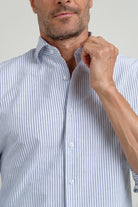 Camisa Soft Touch Rayas Marino - Sohhan