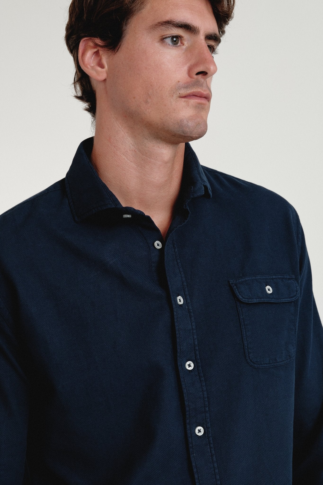 Camisa Theo Estructura Un Bolsillo Catania - Sohhan