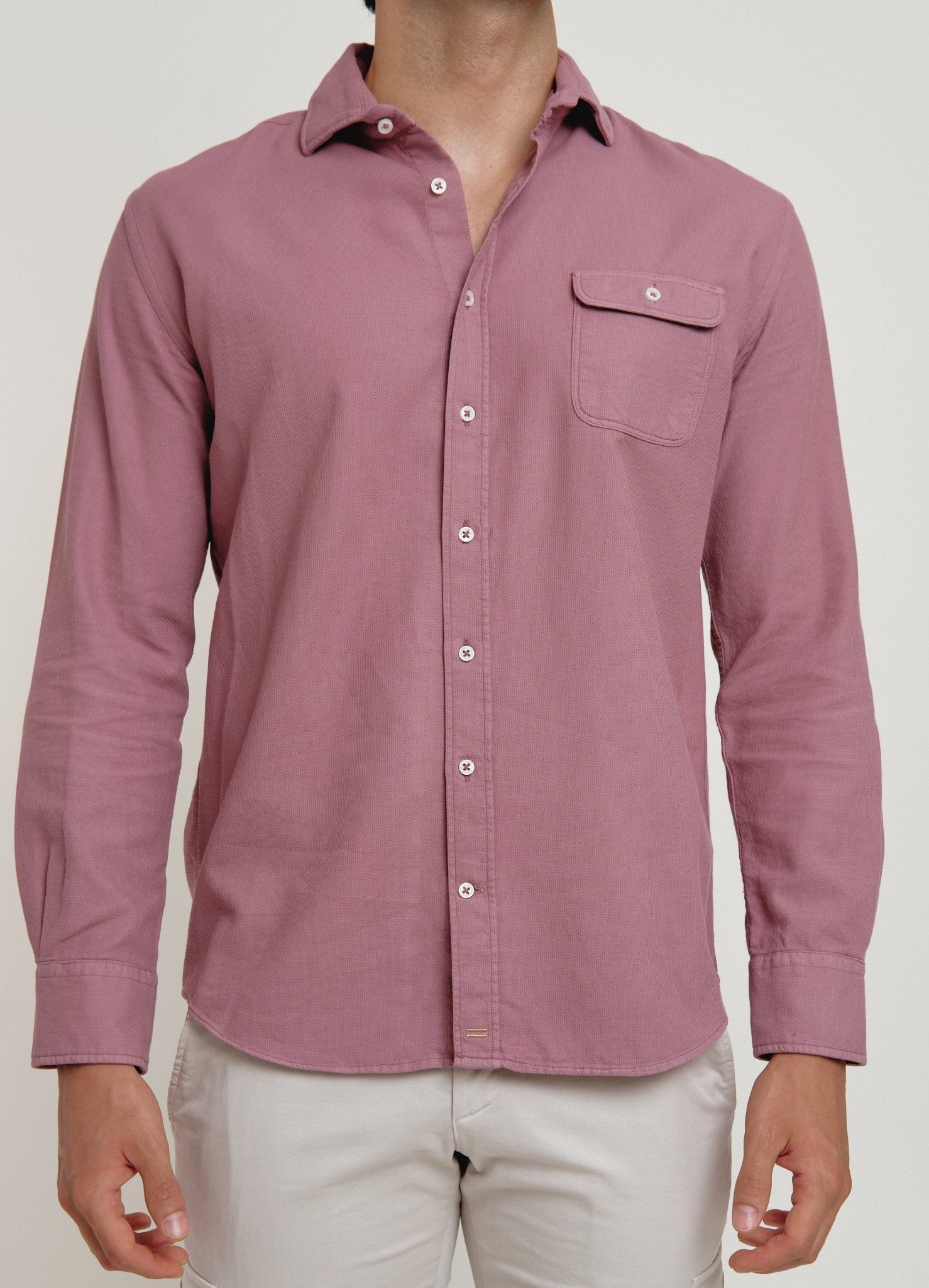 Camisa Theo Estructura Un Bolsillo Sintra - Sohhan