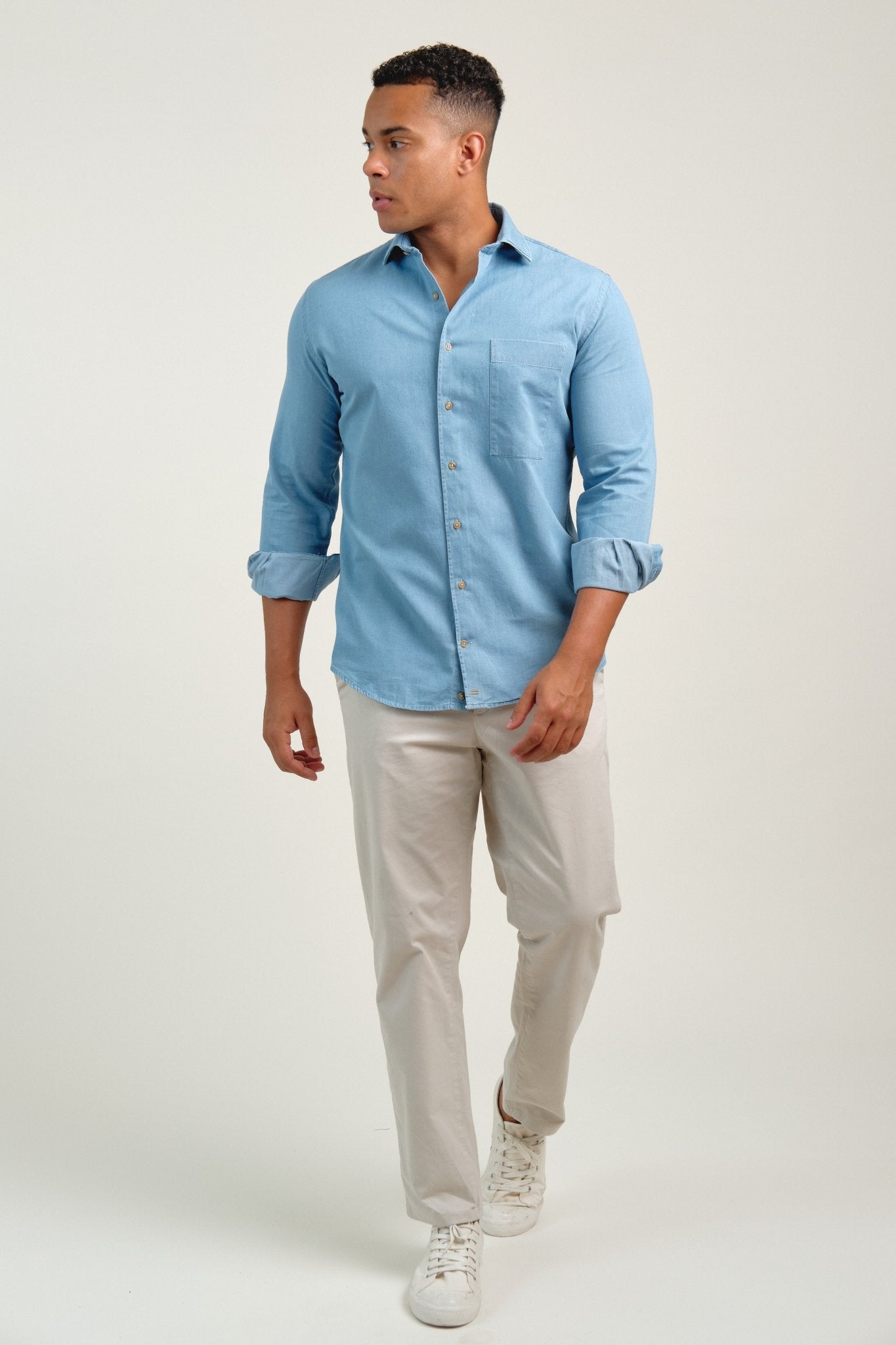 Camisa Vaquera Greyson Un Bolsillo - Sohhan