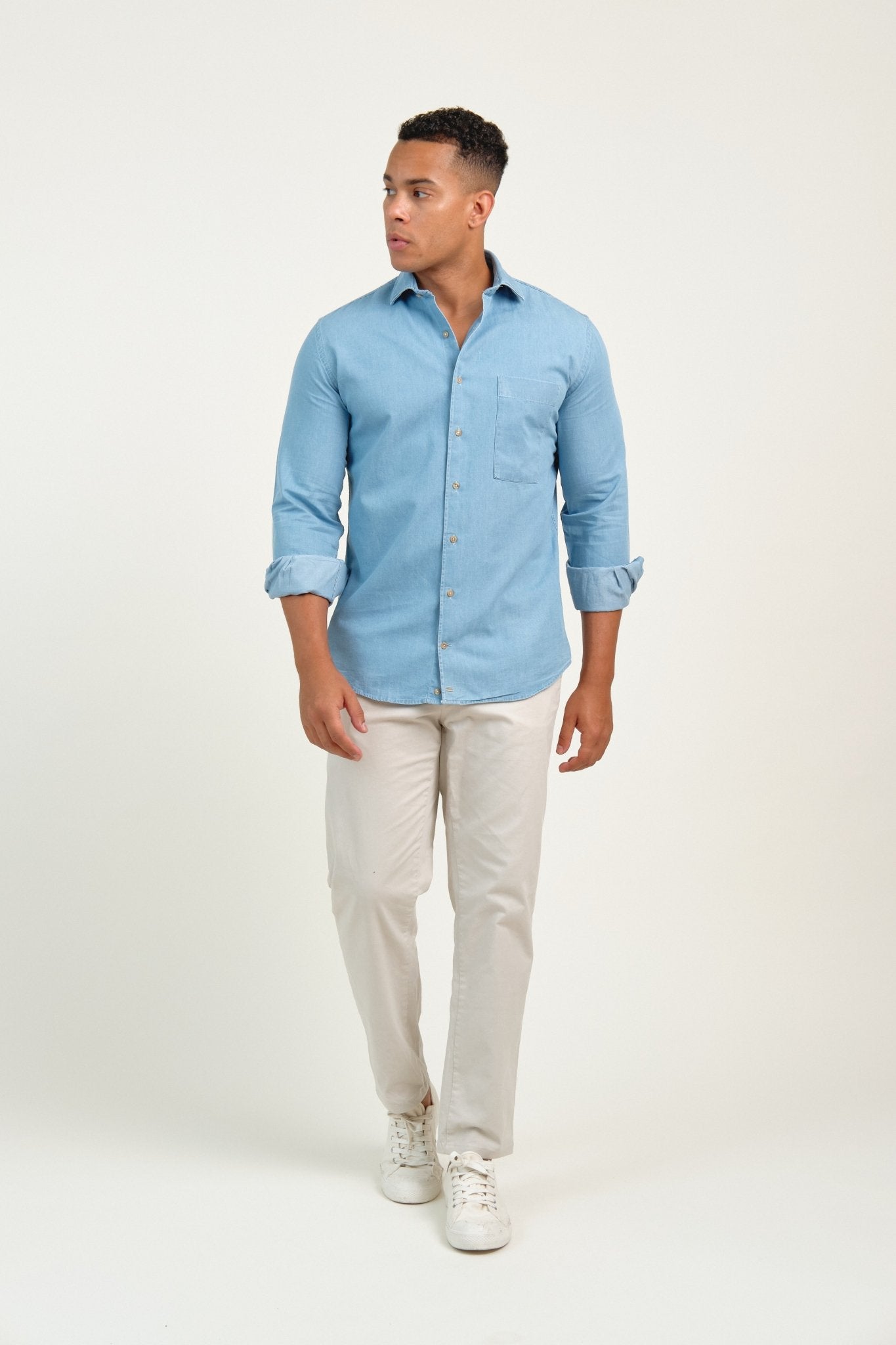 Camisa Vaquera Greyson Un Bolsillo - Sohhan