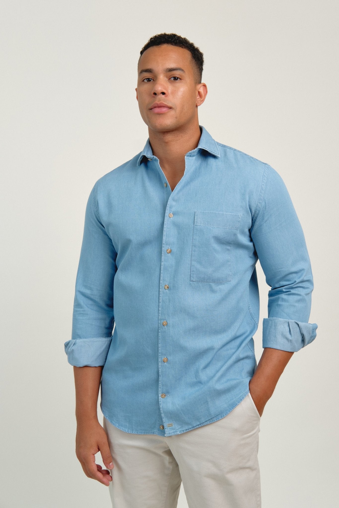 Camisa Vaquera Greyson Un Bolsillo - Sohhan