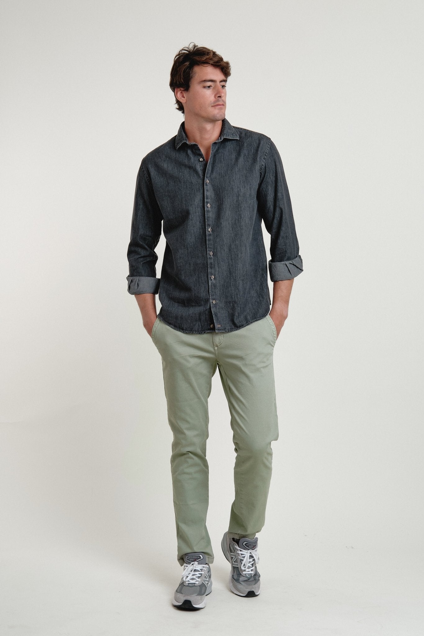 Camisa Vaquera Ranger Gris - Sohhan