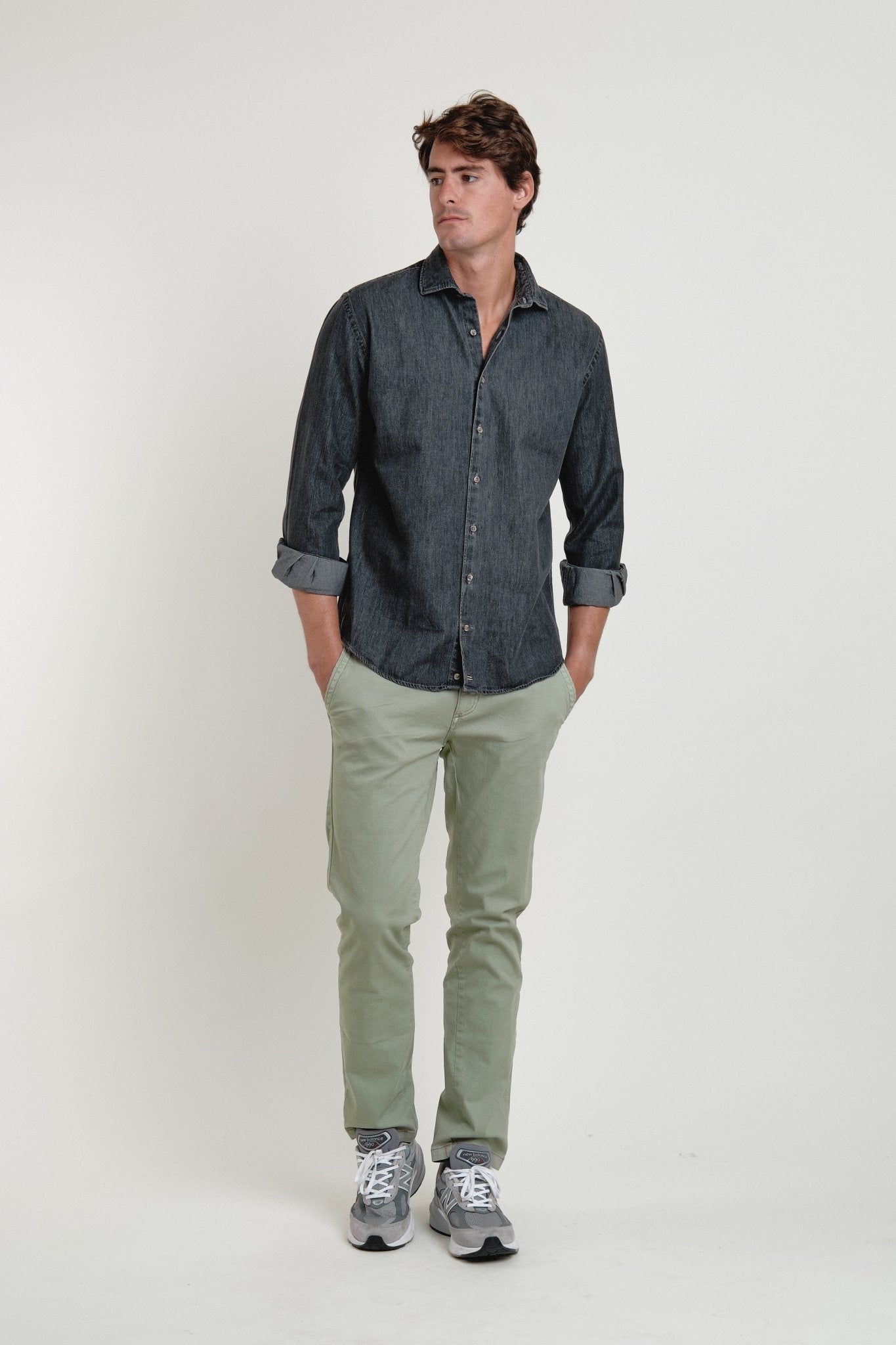 Camisa Vaquera Ranger Gris - Sohhan