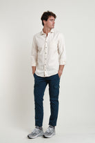 Camisa Vaquera Un Bolsillo Ecru Edition - Sohhan