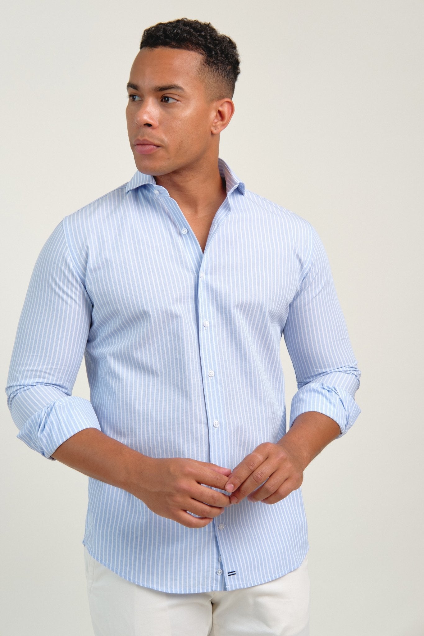 Camisa Vestir Amalfi Rayas - Sohhan