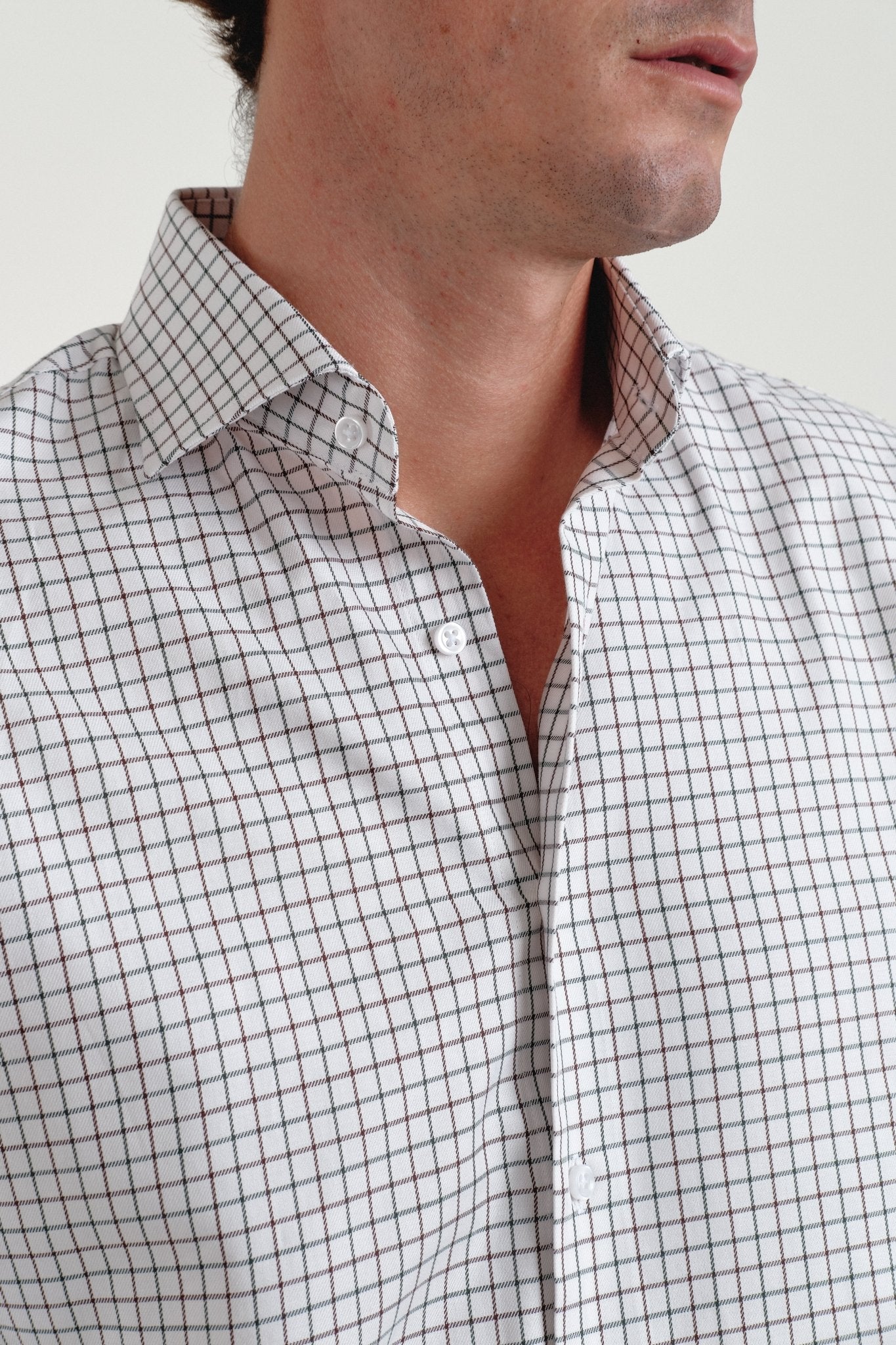 Camisa Villela Marrón y Verde - Sohhan