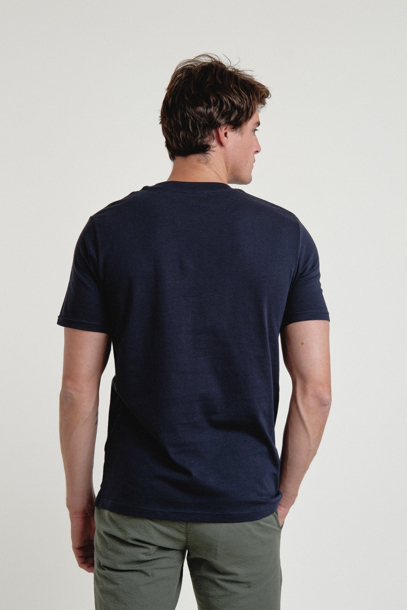 Camiseta Coltry Marino Básica - Sohhan