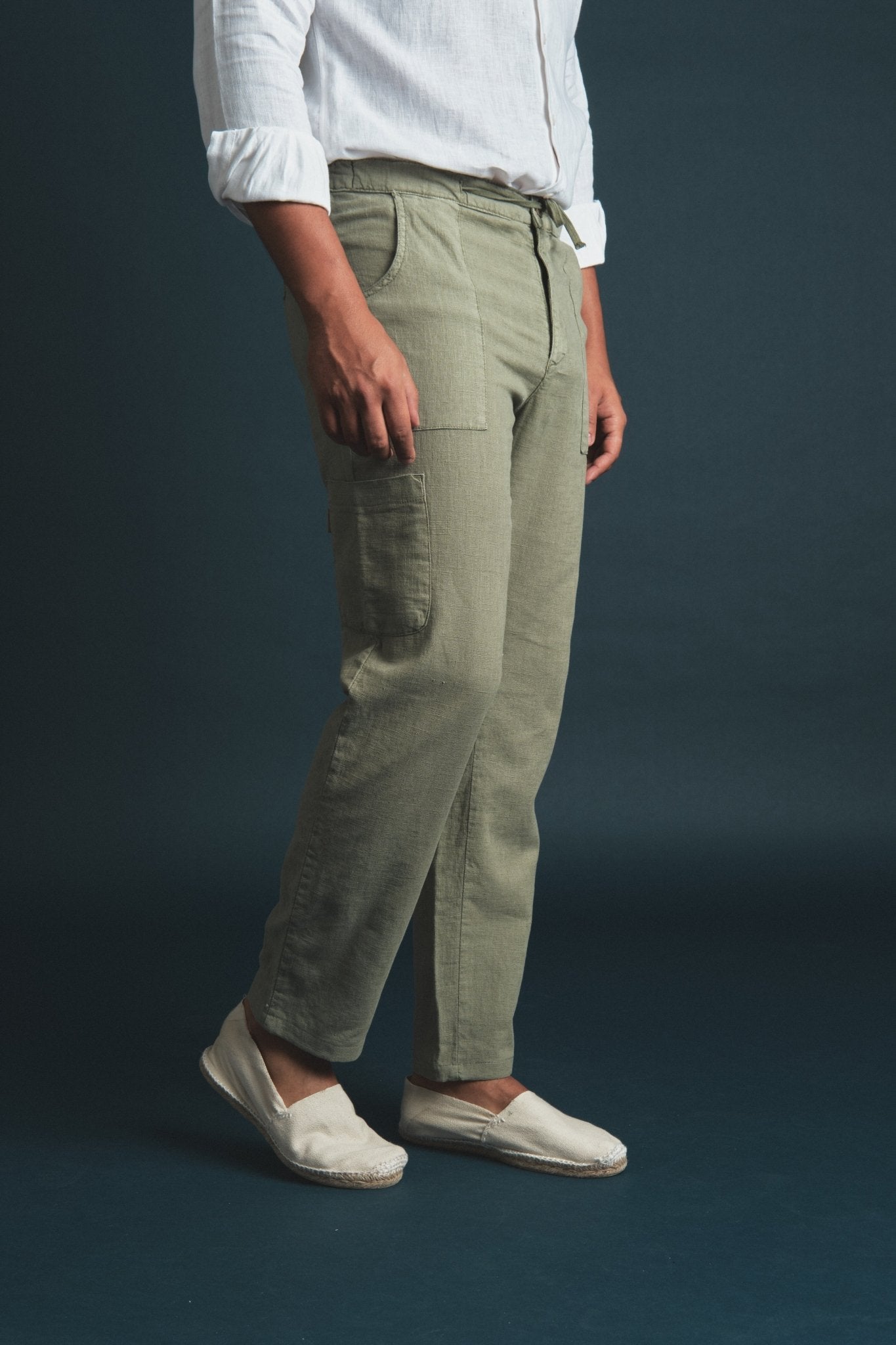 Cargo Linen Green Hustle Heritage - Sohhan