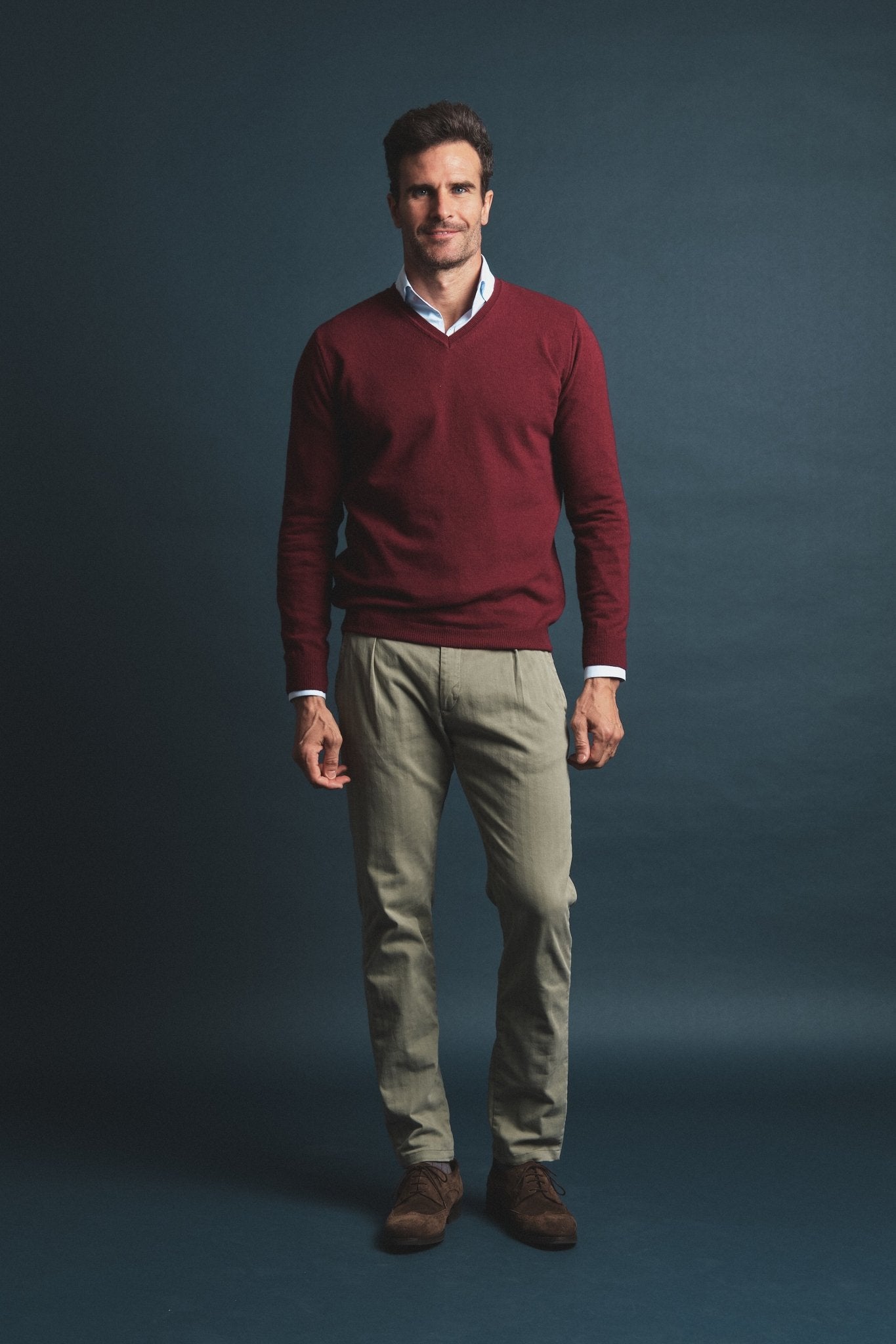 Cashmere Sweater Terracotta Hustle Heritage - Sohhan
