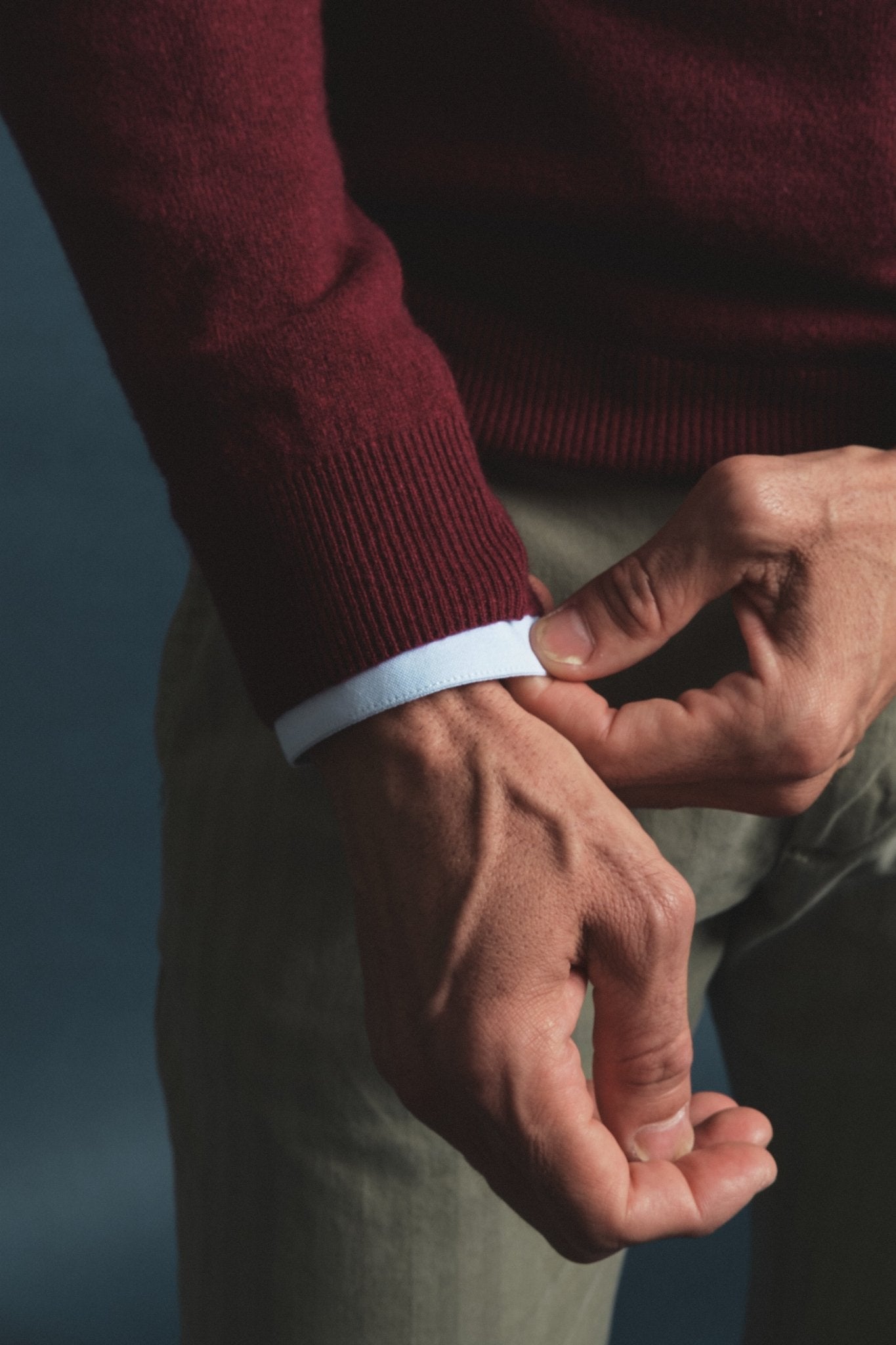 Cashmere Sweater Terracotta Hustle Heritage - Sohhan