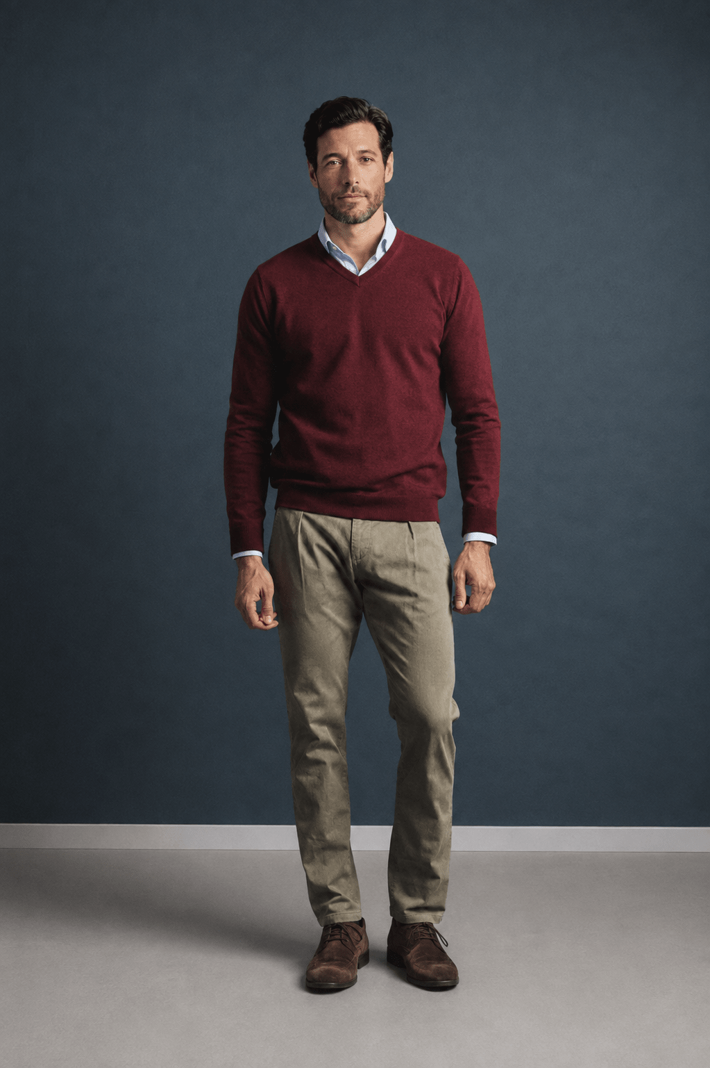 Cashmere Sweater Terracotta Hustle Heritage - Sohhan