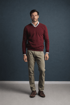 Cashmere Sweater Terracotta Hustle Heritage - Sohhan