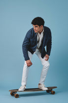 Chaqueta Marlow Felpa Marino - Sohhan