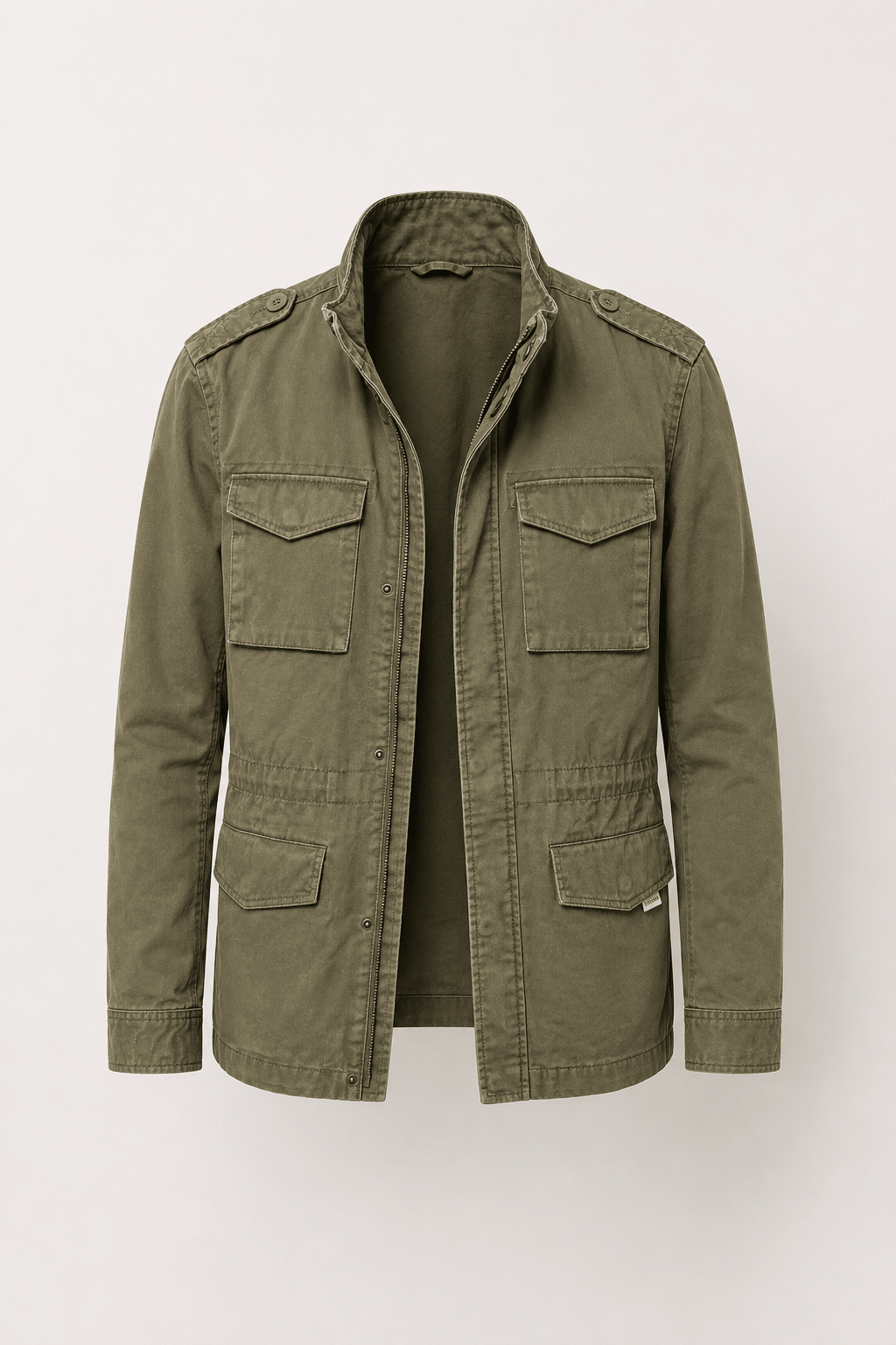 Chaqueta Sahariana Verde Khaki - Sohhan