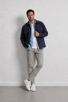 Chaqueta Tribeca Felpa Marino - Sohhan