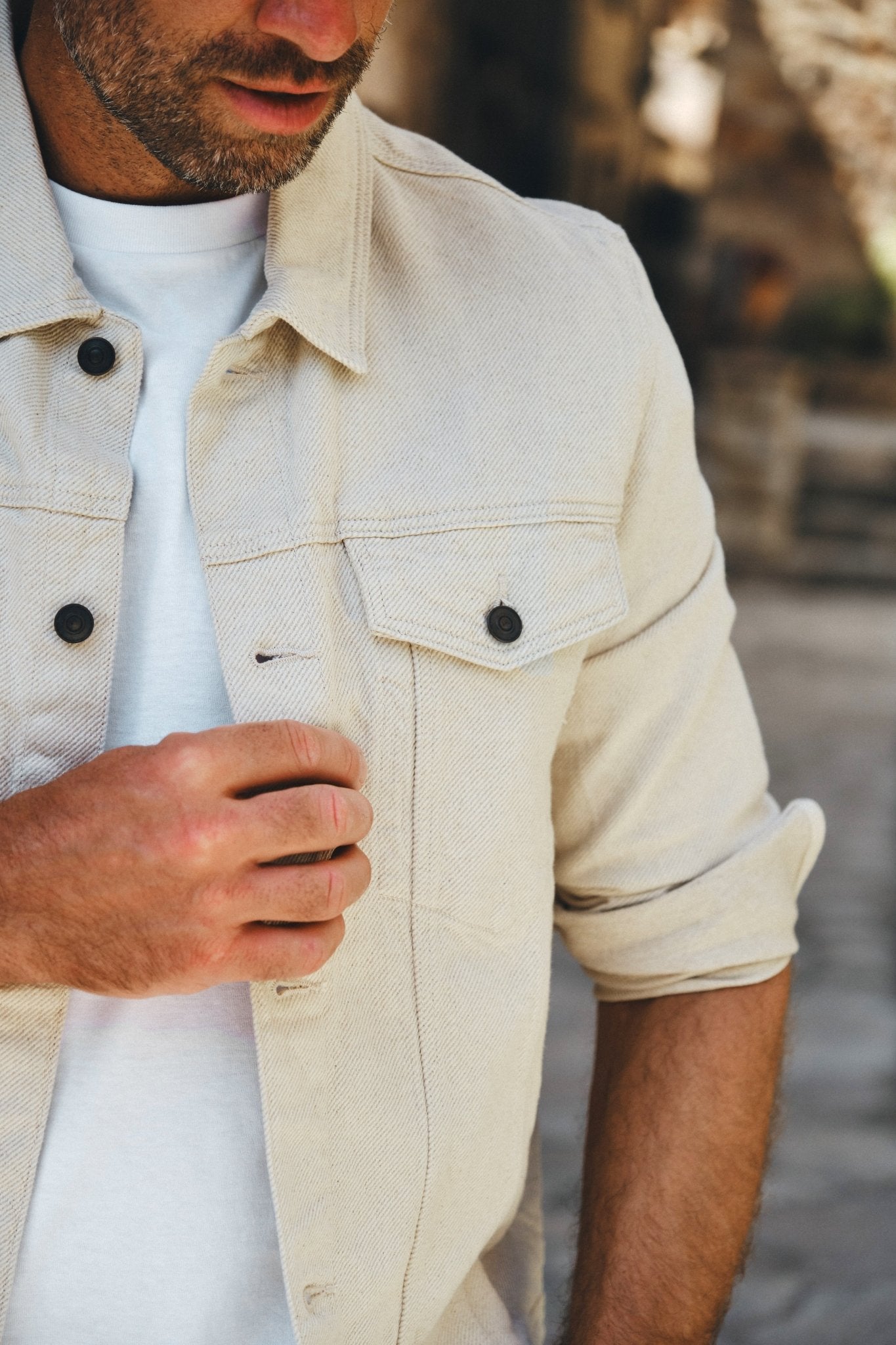 Chaqueta Trucker Crudo - Sohhan