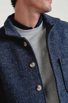 Chaqueta Wool Melange Navy - Sohhan