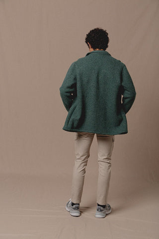 Chaqueta Wool Melange Verde - Sohhan