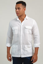 Guayabera Lino Yakarta Blanco - Sohhan