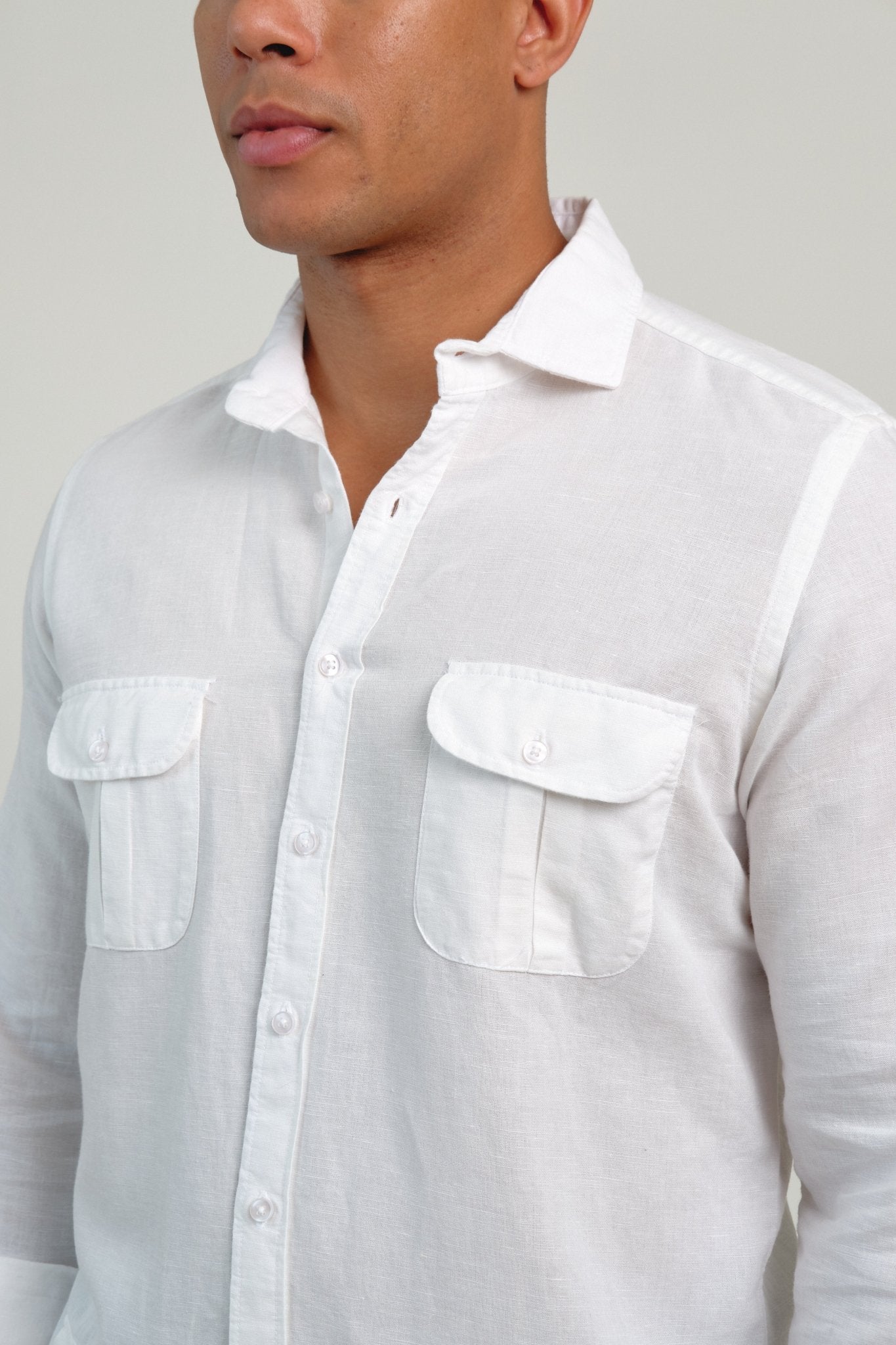 Guayabera Lino Yakarta Blanco - Sohhan