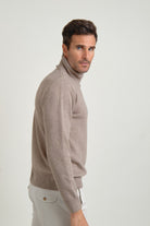 Jersey Cuello Vuelto Brant Beige Claro - Sohhan