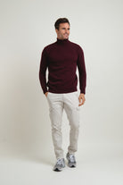 Jersey Cuello Vuelto Brant Burdeos - Sohhan
