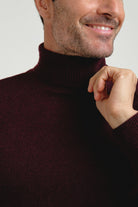 Jersey Cuello Vuelto Brant Burdeos - Sohhan