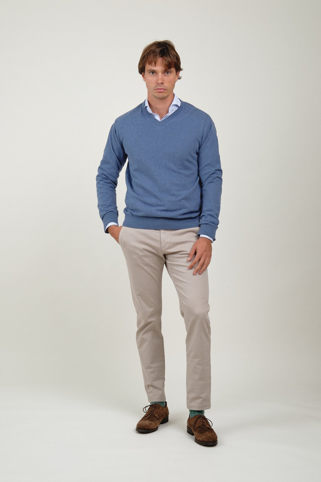 Jersey Pico Blacke Azulón - Sohhan