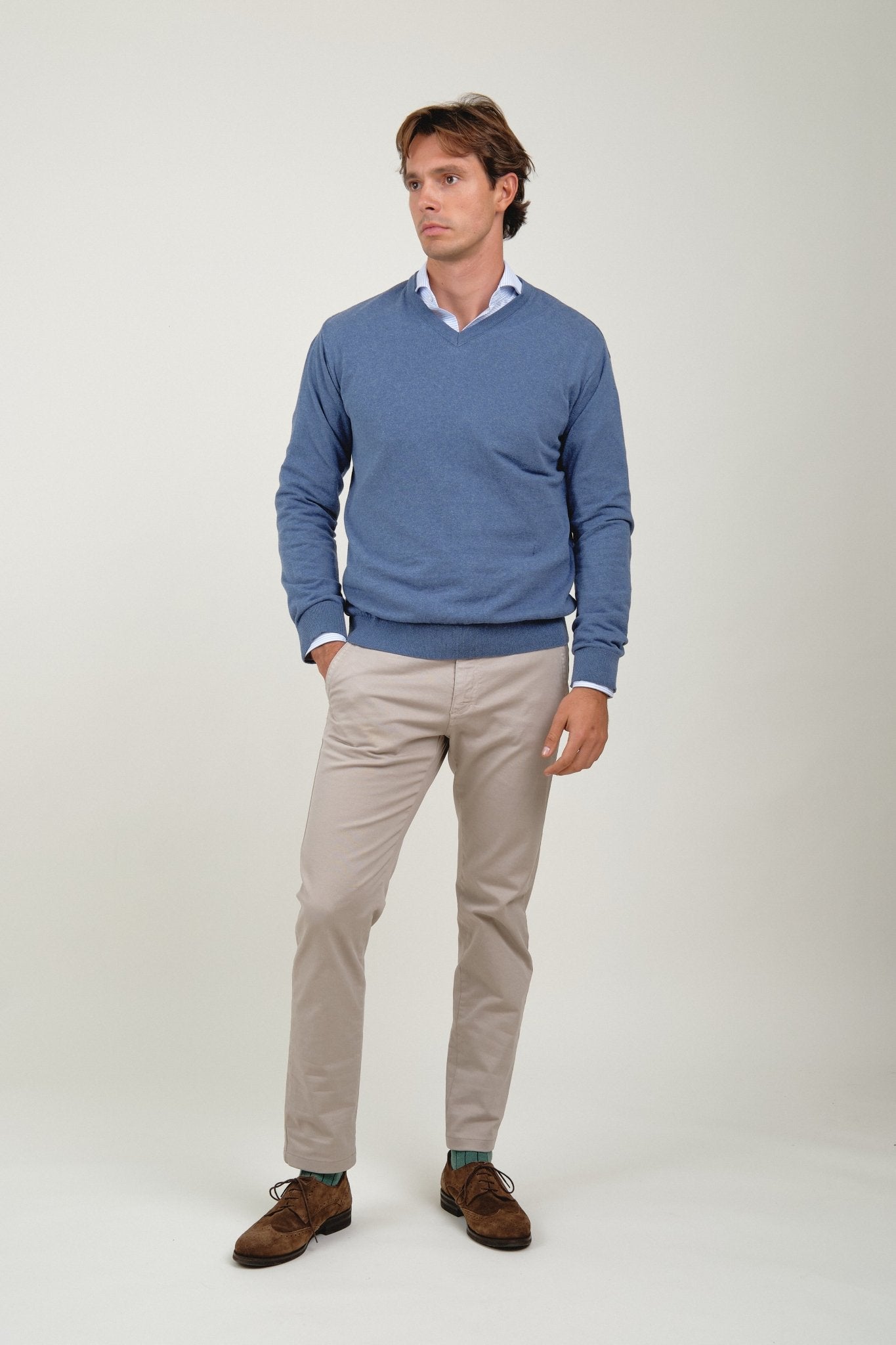 Jersey Pico Blacke Azulón - Sohhan