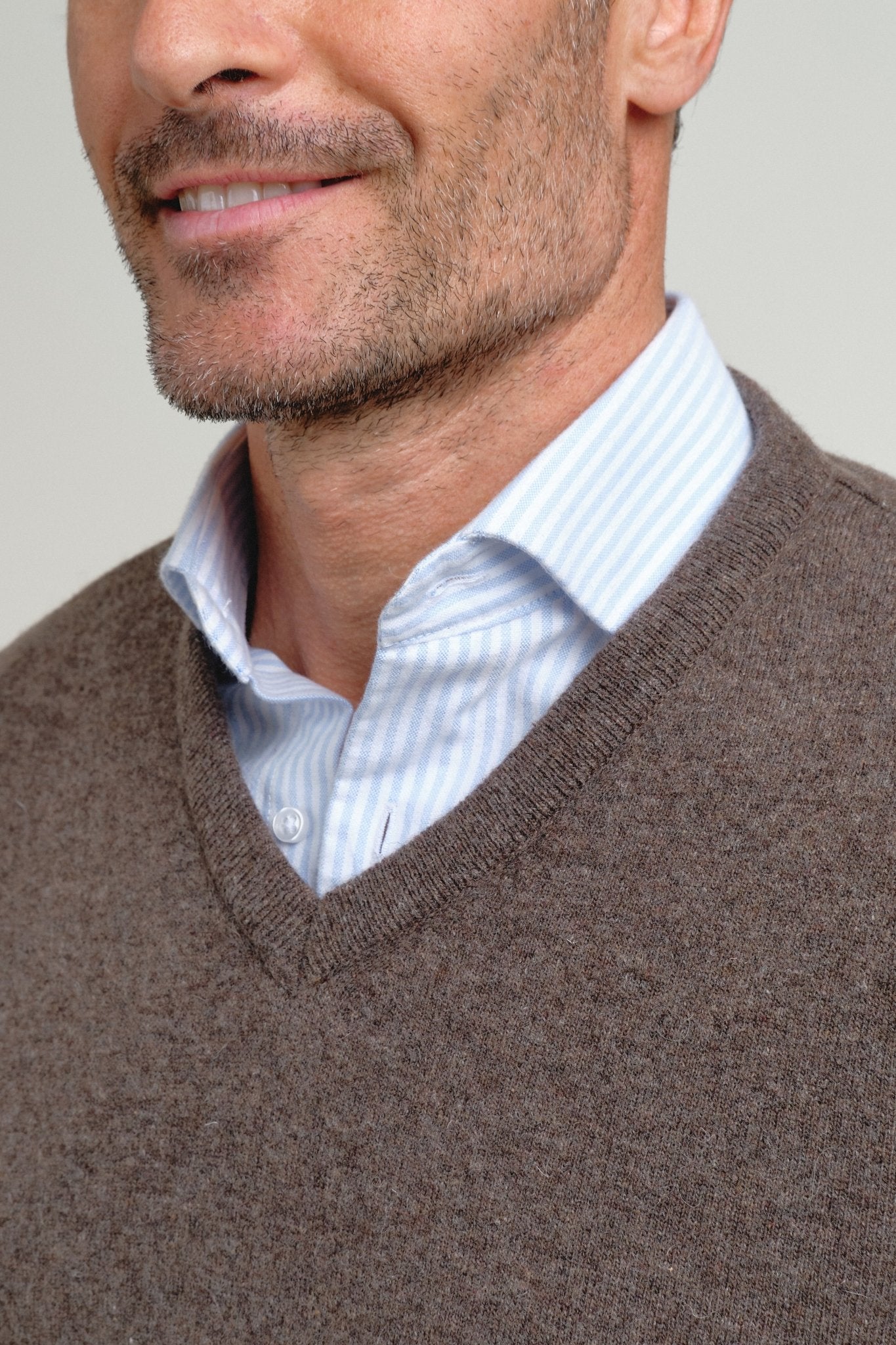 Jersey Pico Terry Marrón Moka - Sohhan