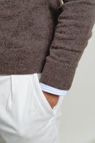 Jersey Pico Terry Marrón Moka - Sohhan