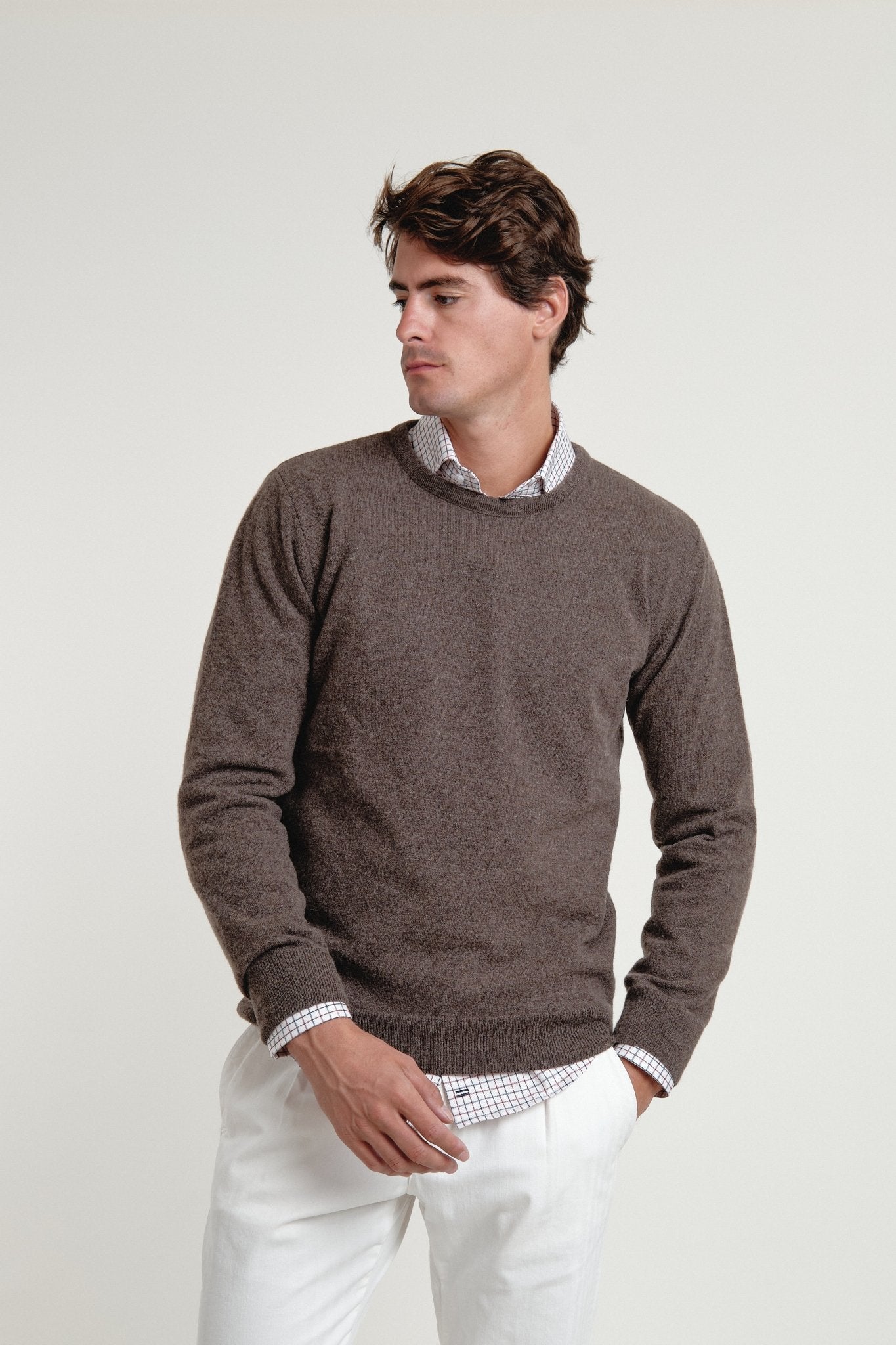 Jersey Redondo Terry Marrón - Sohhan