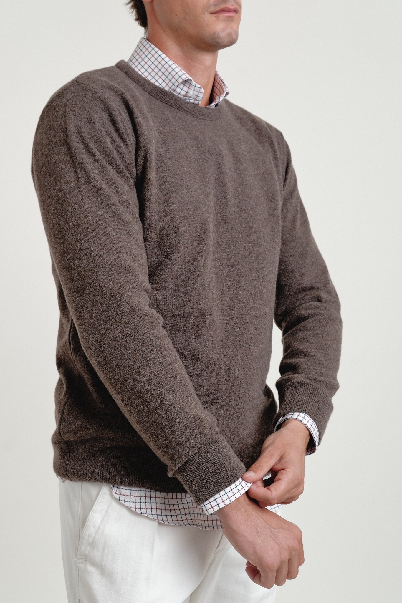 Jersey Redondo Terry Marrón - Sohhan