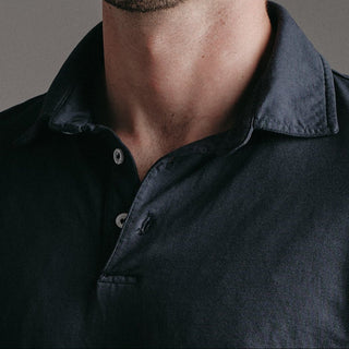 Knit Shirt Navy Hustle Heritage - Sohhan