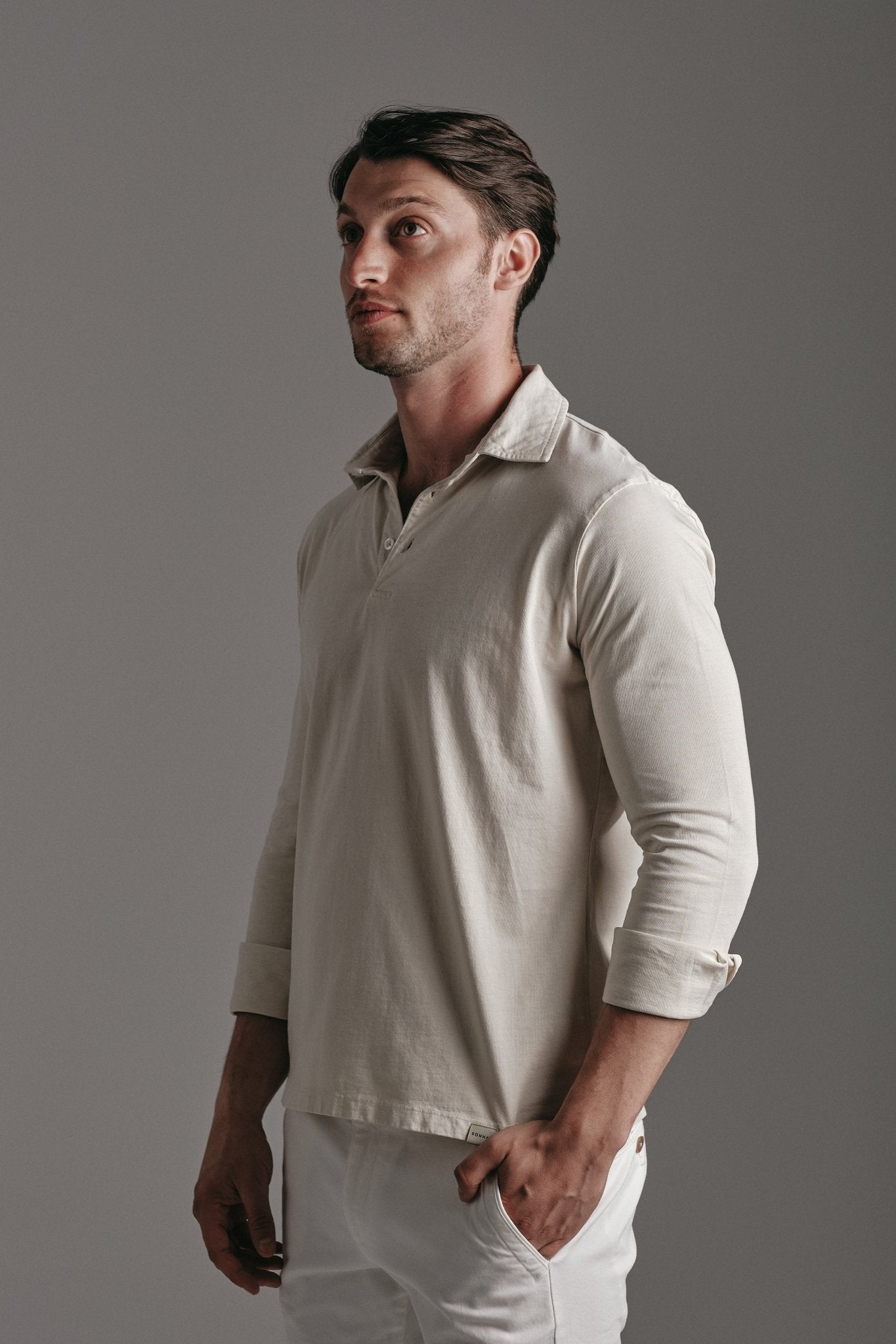 Knit Shirt Offwhite Hustle Heritage - Sohhan