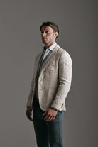 Linen Blazer Beige Hustle Heritage - Sohhan