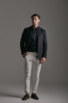 Linen Blazer Navy Hustle Heritage - Sohhan