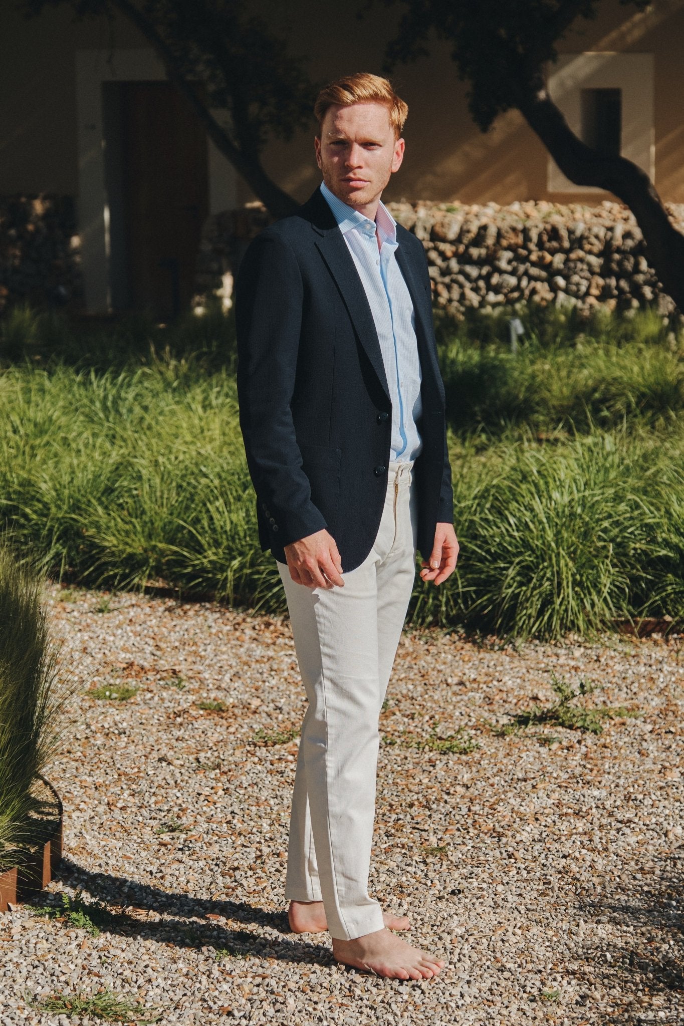 Monaco Blazer Navy Hustle Heritage - Sohhan
