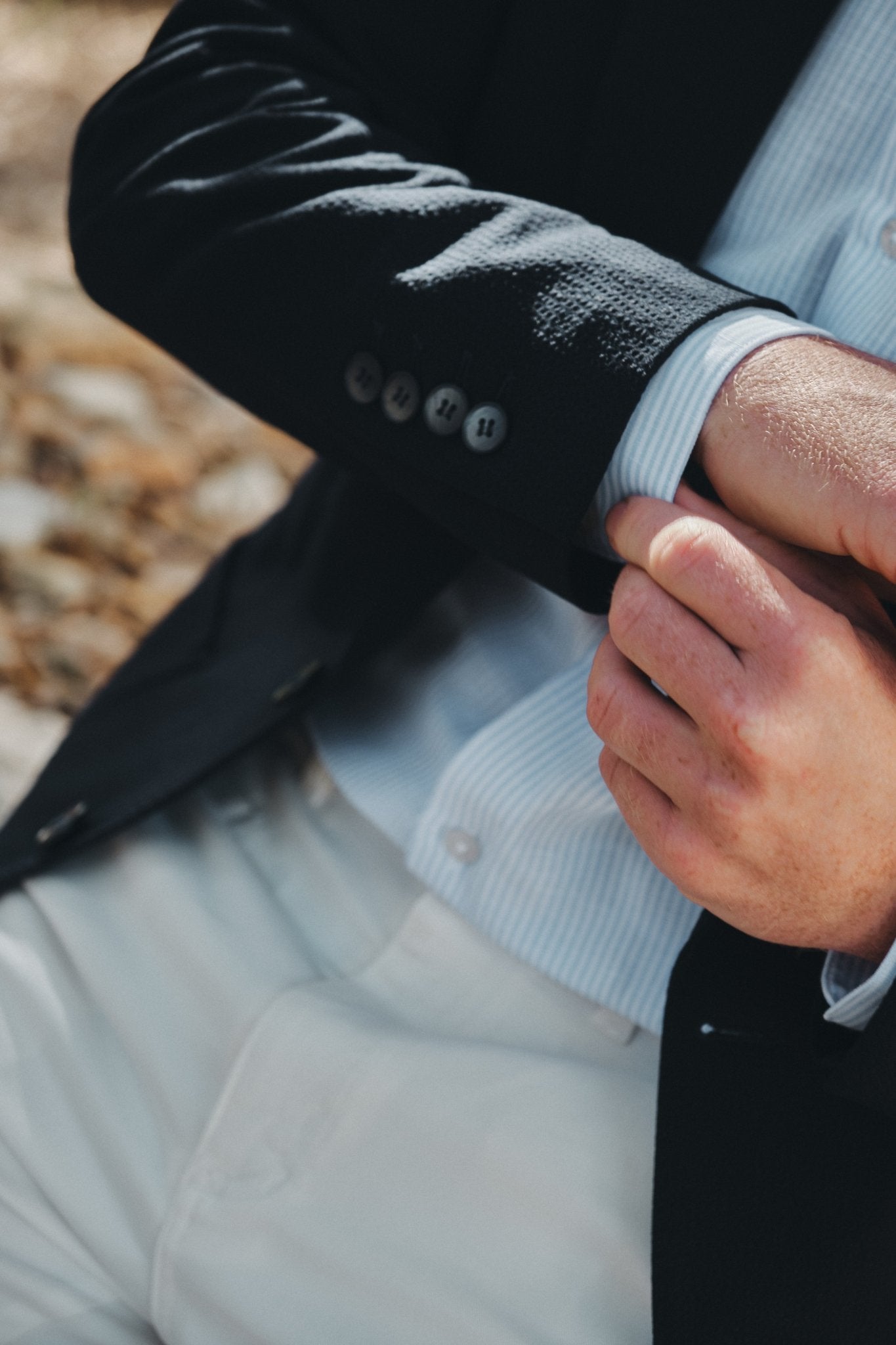 Monaco Blazer Navy Hustle Heritage - Sohhan