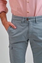Pantalón Cargo Icon Azul Empolvado - Sohhan