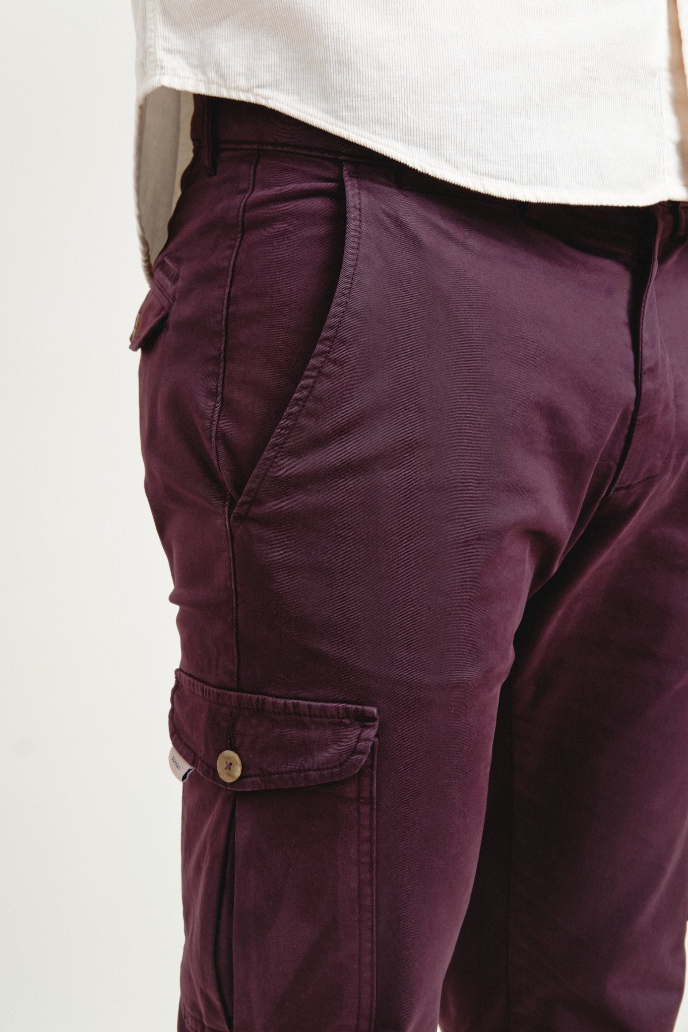 Pantalón Cargo Icon Burdeos - Sohhan