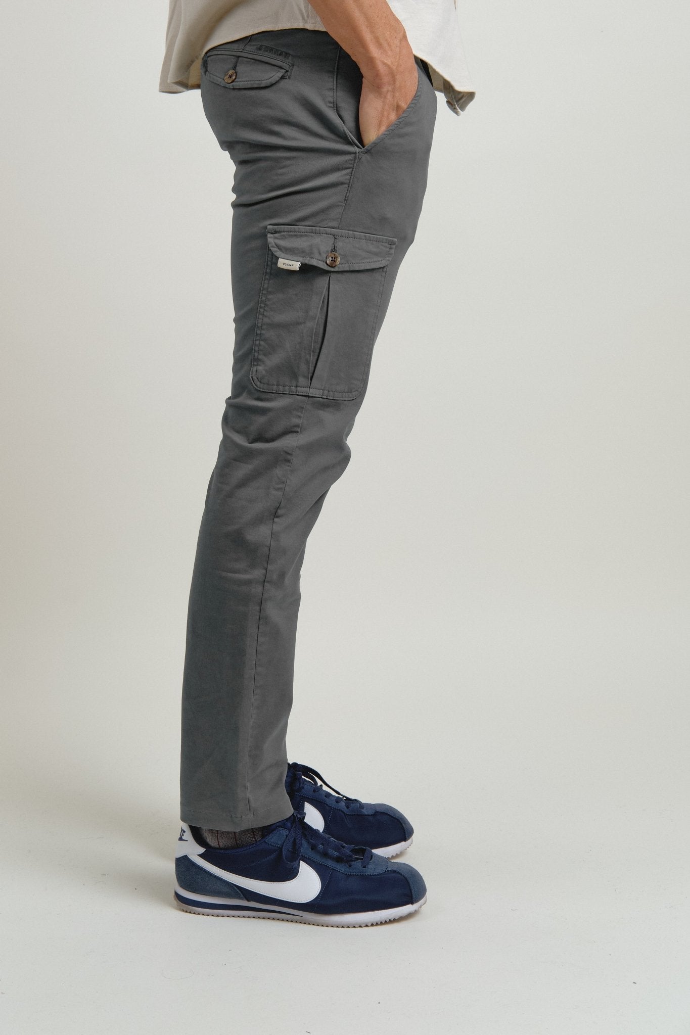 Pantalón Cargo Icon Gris Medio - Sohhan