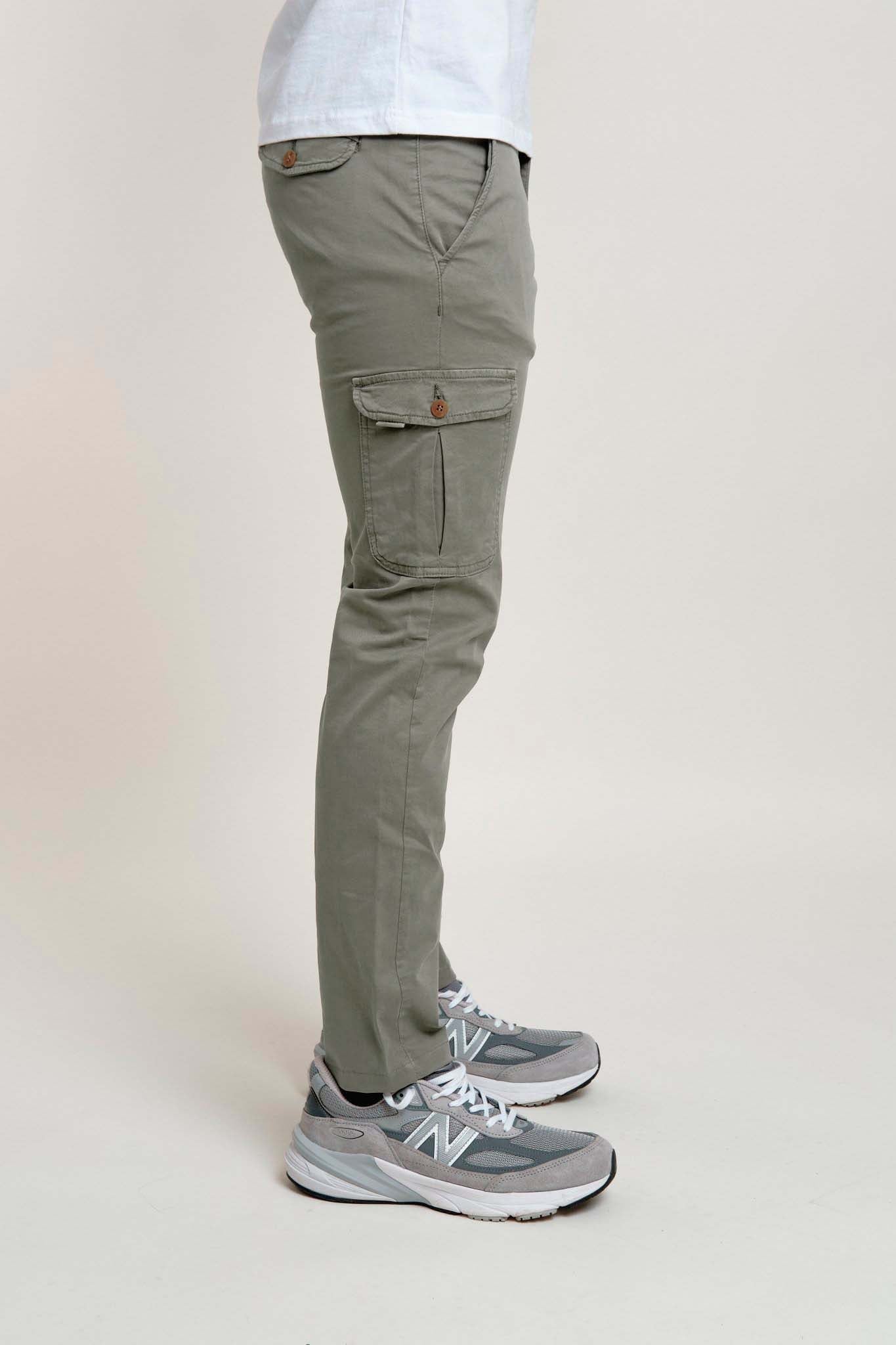 Pantalón Cargo Icon Gris Verdoso - Sohhan