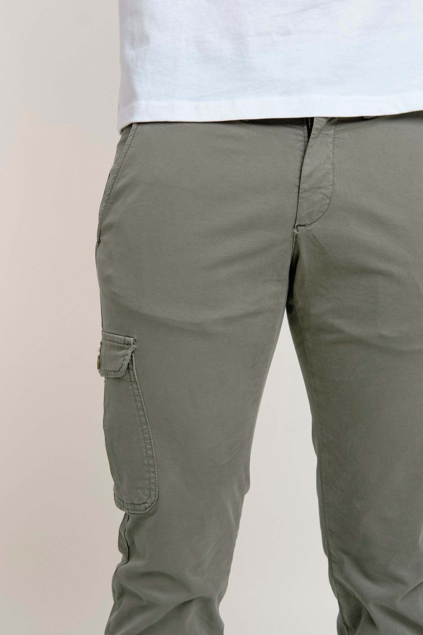 Pantalón Cargo Icon Gris Verdoso - Sohhan