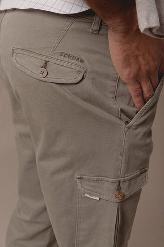 Pantalón Cargo Icon Kaki - Sohhan