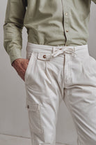 Pantalón Cargo Jack Blanco Roto - Sohhan