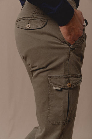 Pantalón Cargo Jack Verde Oliva - Sohhan