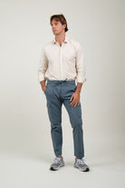 Pantalón Cargo Mark Azul Petróleo - Sohhan