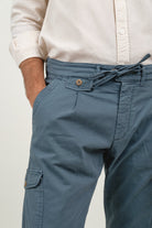 Pantalón Cargo Mark Azul Petróleo - Sohhan